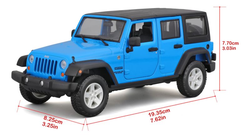 Maisto Se Trucks 2015 Jeep Wrangler Unlimited A Escala 1:24_7