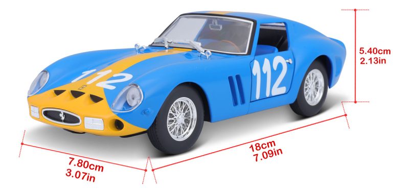 Burago Racing Kit 250 Berlinetta Gto A Escala 1:24_7