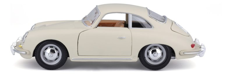 Burago Porsche 356b Coupé 1961 Ivory A Escala 1:24_3