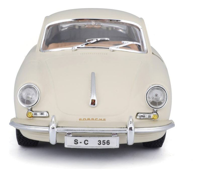 Burago Porsche 356b Coupé 1961 Ivory A Escala 1:24_9