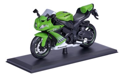 Maisto Mc Se Kawasaki Ninja Zx-10r Con Stand A Escala 1:12_0