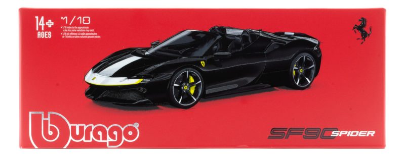 Burago Signature Ser. Ferrari Sf90 Spider A Escala 1:18_1