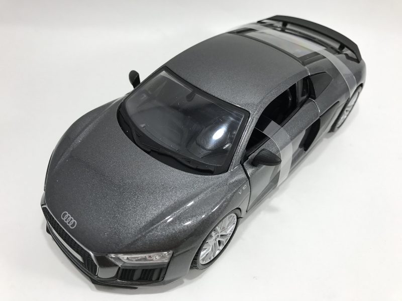 Maisto - 31513 - Audi R8 V10 Plus - Escala 1:24 - Gris metálico_0