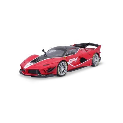 Auto Ferrari Fxxk Evo N.º 54 a Escala 1:18 color rojo