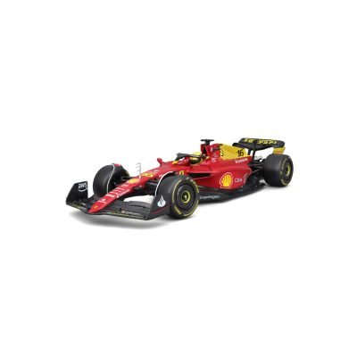 Auto Bburago Ferrari F1-75 2022 Edición Especial Aniversario a Escala 1:18 - Leclerc #16