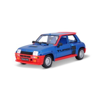 Auto Renault 5 Turbo (1982) a Escala 1:24 color azul