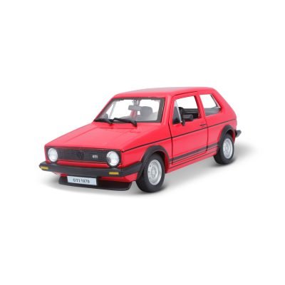 Auto Volkswagen Golf Mk1 Gti 1979 a Escala 1:24 color rojo