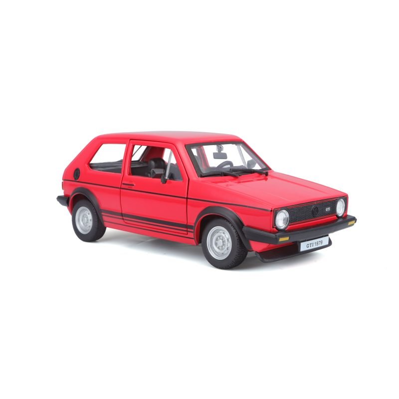 Auto Volkswagen Golf Mk1 Gti 1979 a Escala 1:24 color rojo - Image 2