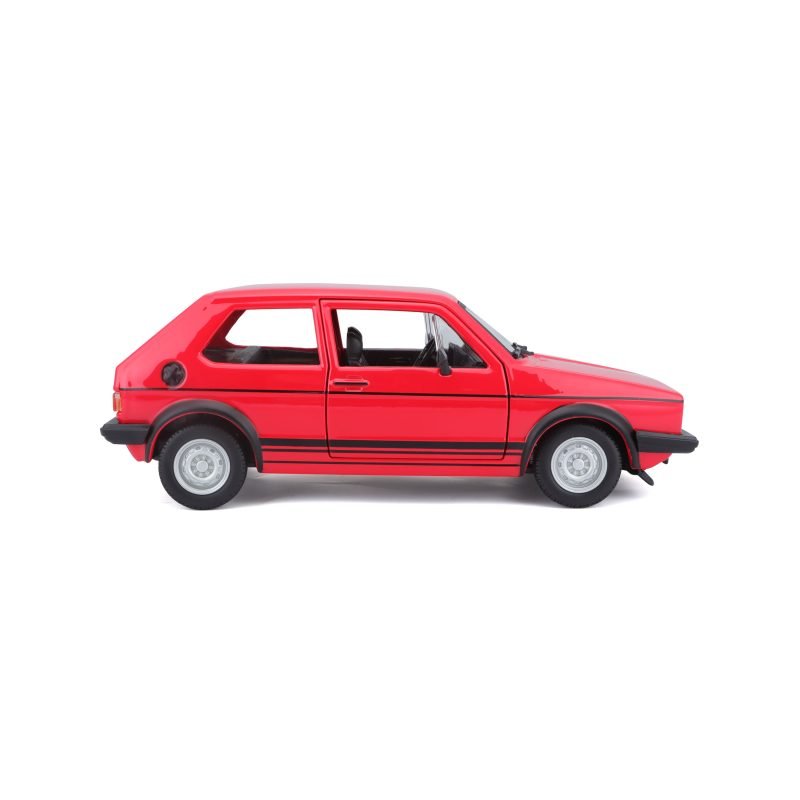 Auto Volkswagen Golf Mk1 Gti 1979 a Escala 1:24 color rojo - Image 4