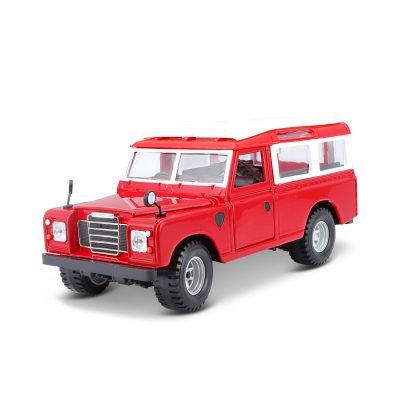 Camioneta Land Rover Series LI a Escala 1:25 color rojo