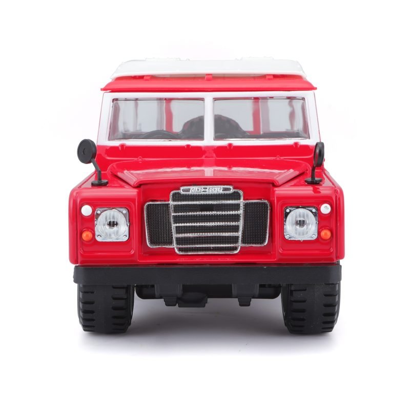 Camioneta Land Rover Series LI a Escala 1:25 color rojo - Image 4