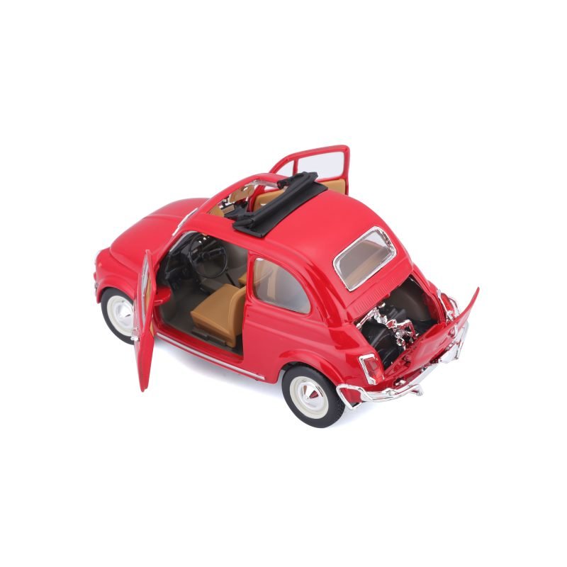 Auto Fiat 500l (1968) a Escala 1:21 color rojo - Image 3