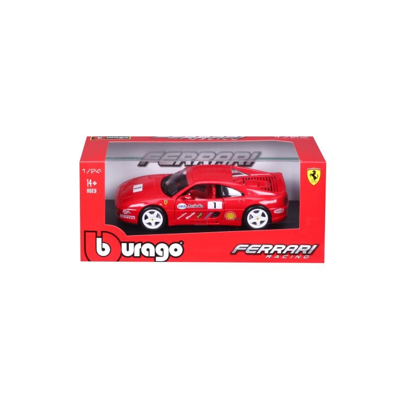 Auto Ferrari F355 Challenge a Escala 1:24 color rojo - Image 7