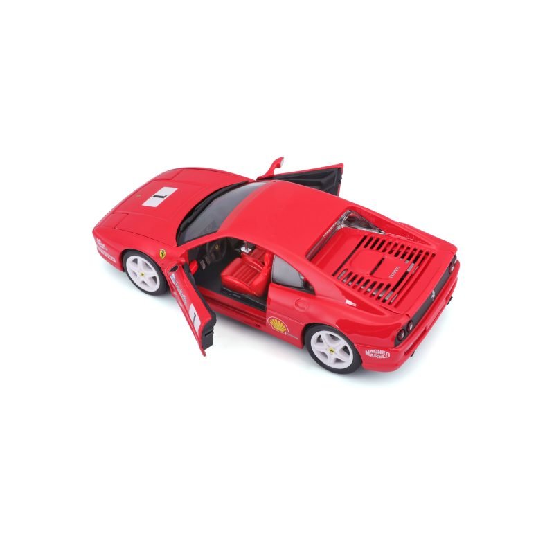 Auto Ferrari F355 Challenge a Escala 1:24 color rojo - Image 3
