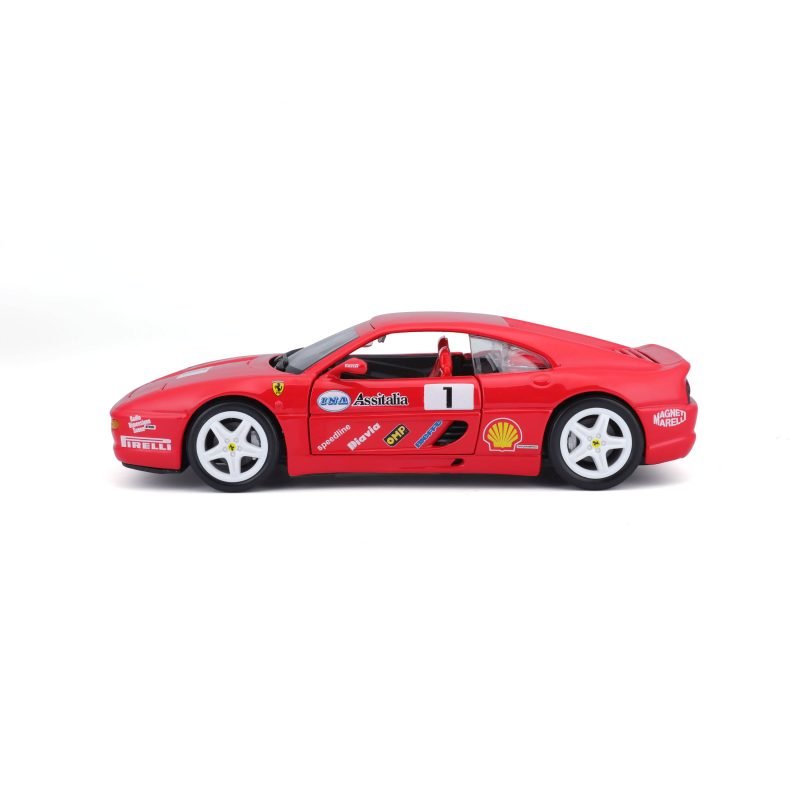 Auto Ferrari F355 Challenge a Escala 1:24 color rojo - Image 4