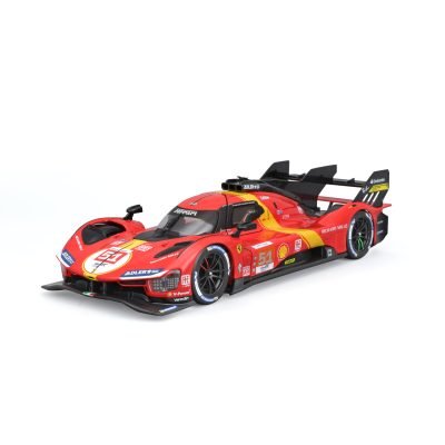 Auto Racing Kit Ferrari 499p Le Mans 2023 a Escala 1:24 color rojo