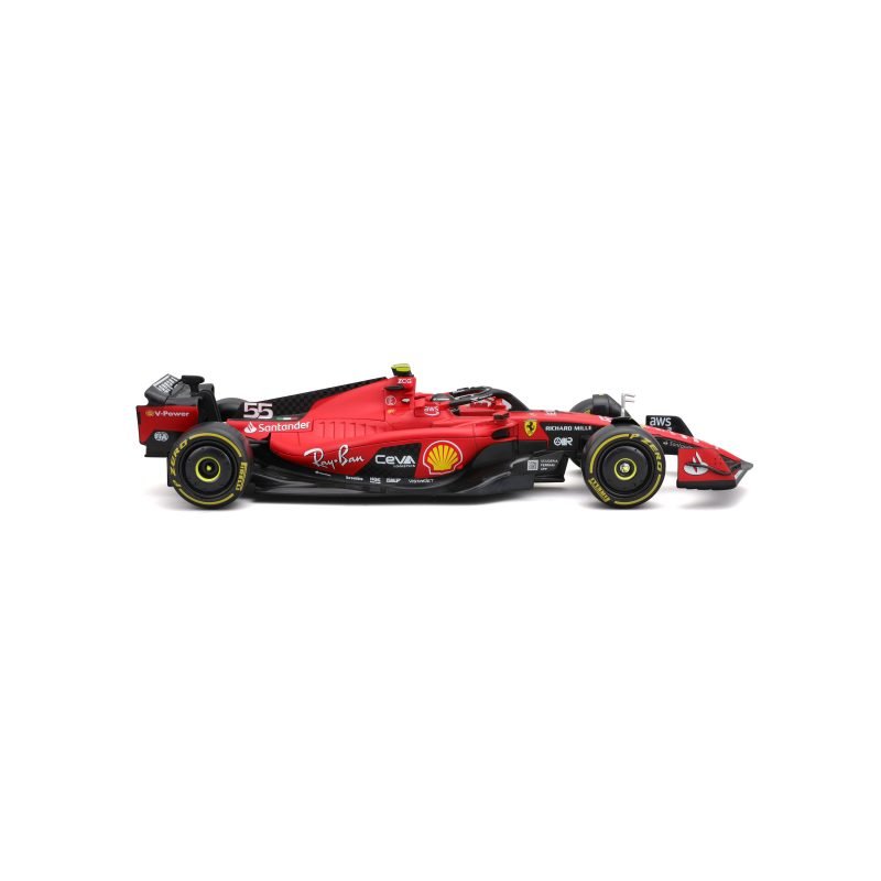 Auto Bburago F1 Ferrari SF-23 2023 a Escala 1:24 - Sainz #55 - Image 4