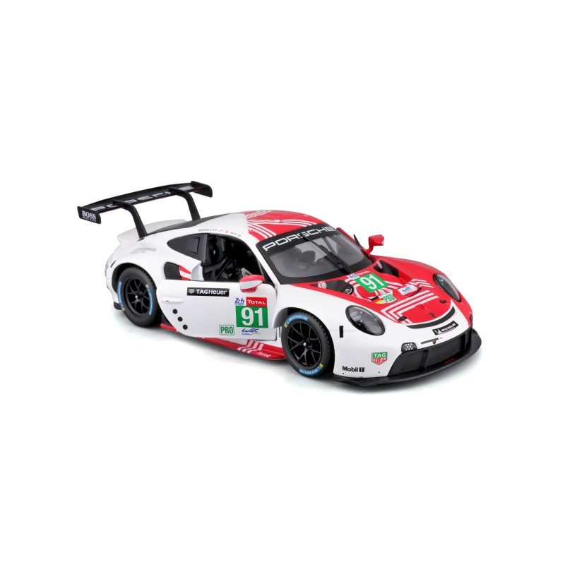 Porsche 911 Rsr Le Mans 2020 a Escala 1:24 color rojo/blanco - Image 2