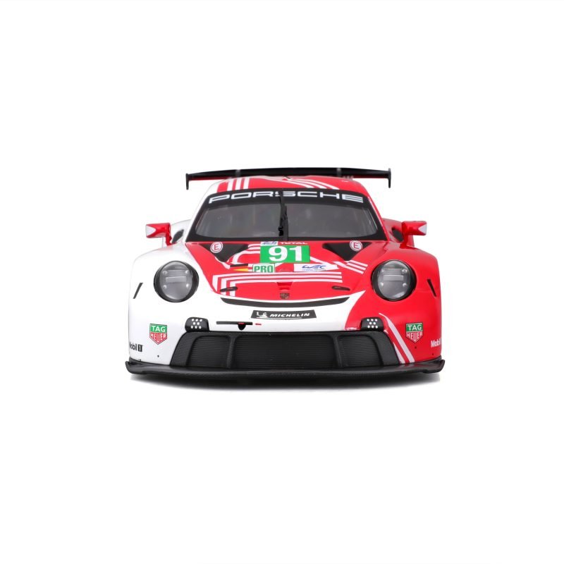 Porsche 911 Rsr Le Mans 2020 a Escala 1:24 color rojo/blanco - Image 3