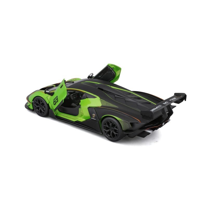 Auto Lamborghini Essenza Scv12 a Escala 1:24 color verde/negro - Image 4