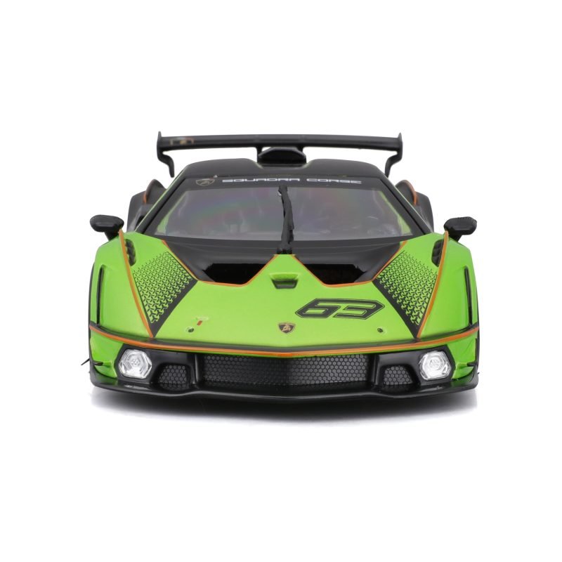 Auto Lamborghini Essenza Scv12 a Escala 1:24 color verde/negro - Image 2