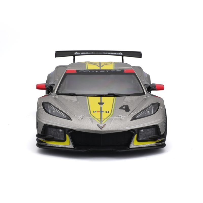 Auto Chevrolet Corvette C8r 6.2 L V8 2020 a Escala 1:24 color gris - Image 7
