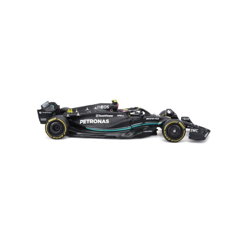 Auto Bburago F1 Race Mercedes W14 2023 a Escala 1:24 con Conductor - Hamilton #44 - Image 4