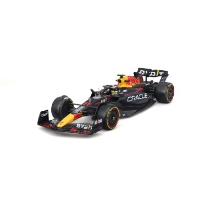 Auto Bburago F1 Redbull Rb19 2023 a Escala 1:24 con stand - #11 Checo Pérez