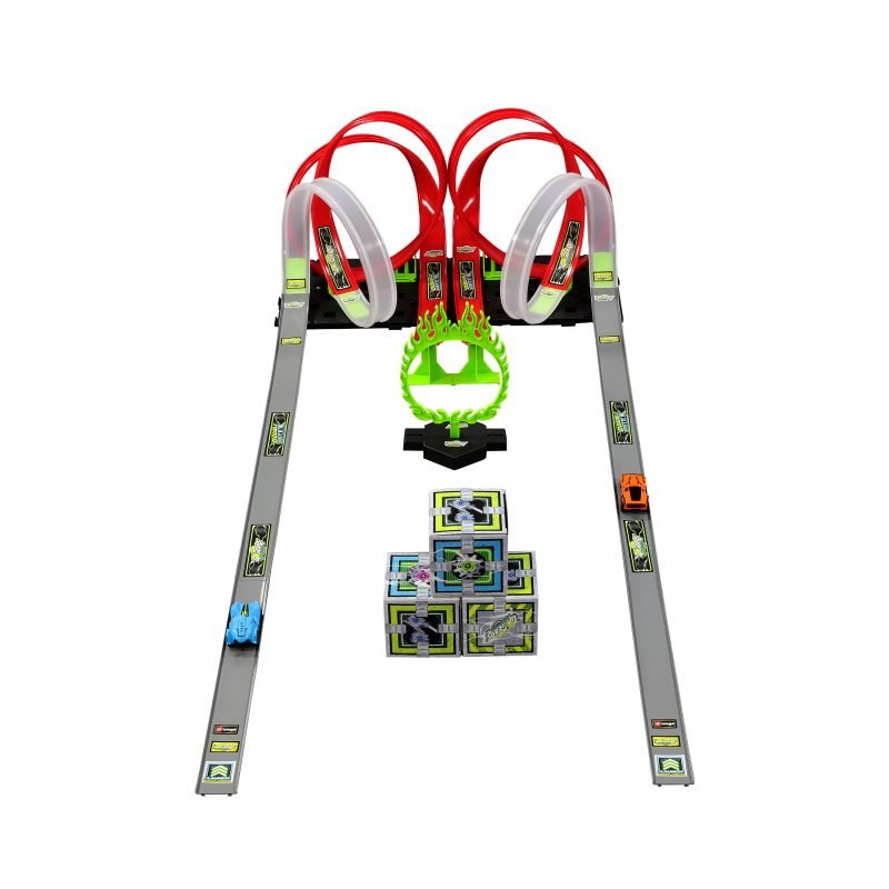 Pista Double Vortex Bburago "Go Gears Extreme" color rojo - Image 2