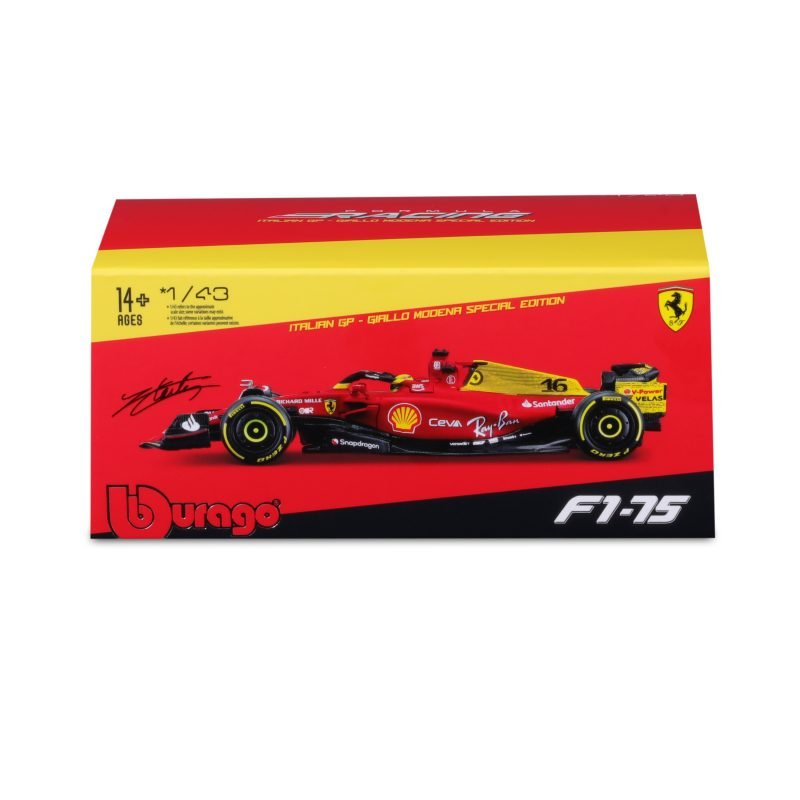 Auto Ferrari Edición limitada Monza 75 aniversario 2022 f1 a Escala 1:43 - Leclerc #16 - Image 4