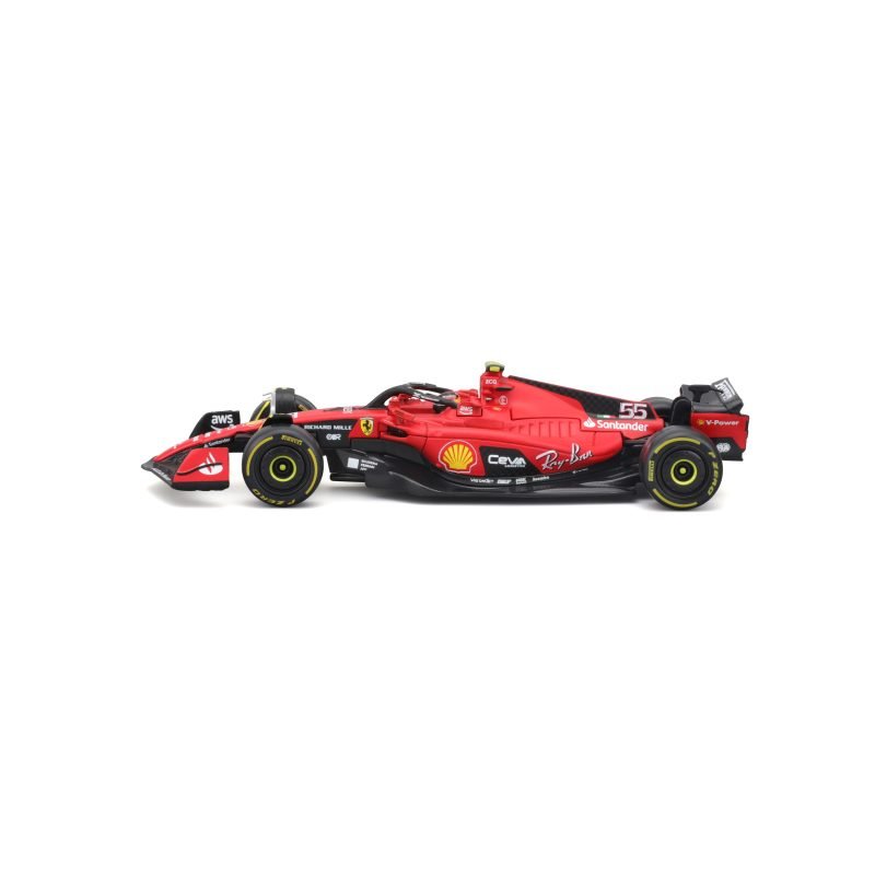 Auto F1 SFR Ferrari Team Race Car 2023 con Conductor a Escala 1:43 – Sainz #55 - Image 4