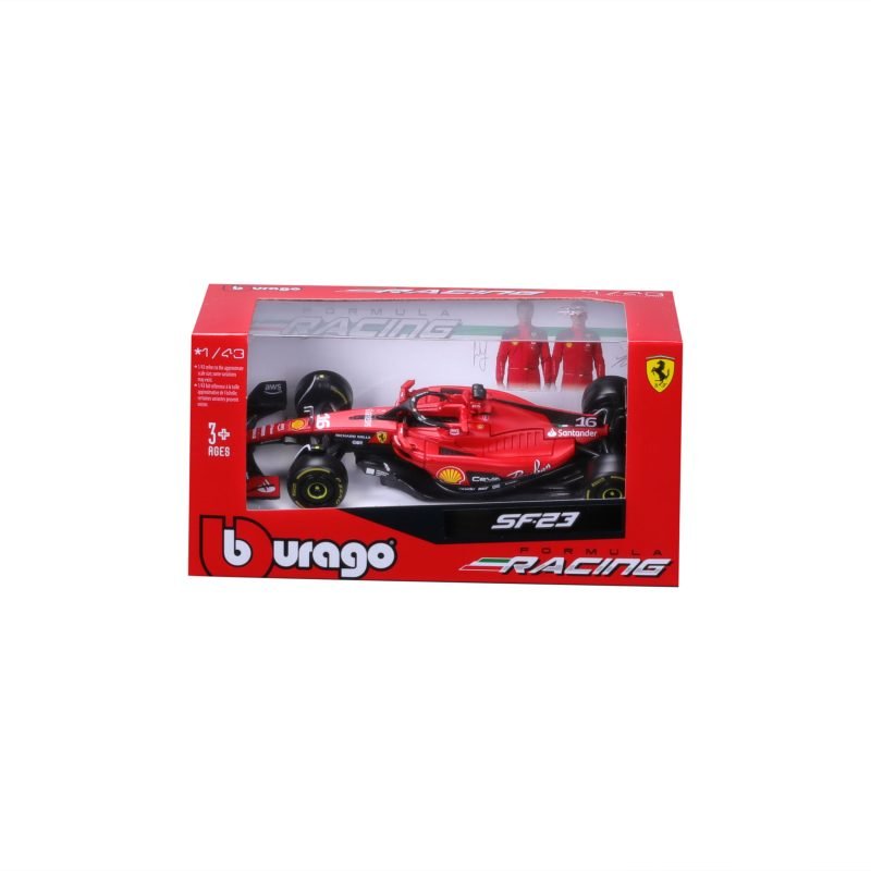 Auto Bburago F1 SFR Ferrari SF-23 2023 a Escala 1:43 - Leclerc #16 - Image 6