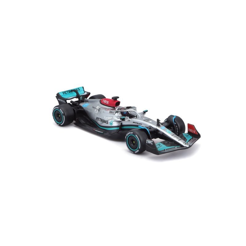 Auto Bburago F1 W13 Mercedes Amg a Escala 1:43 - #63 Russell - Image 2