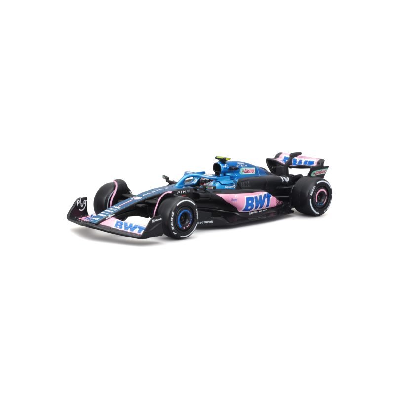 Auto Bburago F1 Race BWT Alpine F1 Team A523 2023 con Conductor a Escala 1:43 - Gasly #10