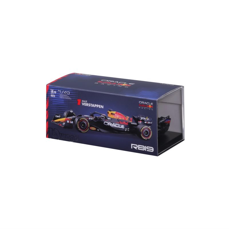 Auto Bburago F1 Race Oracle Red Bull Racing RB19 2023 a Escala1:43 con Conductor - #1 Verstappen - Image 5