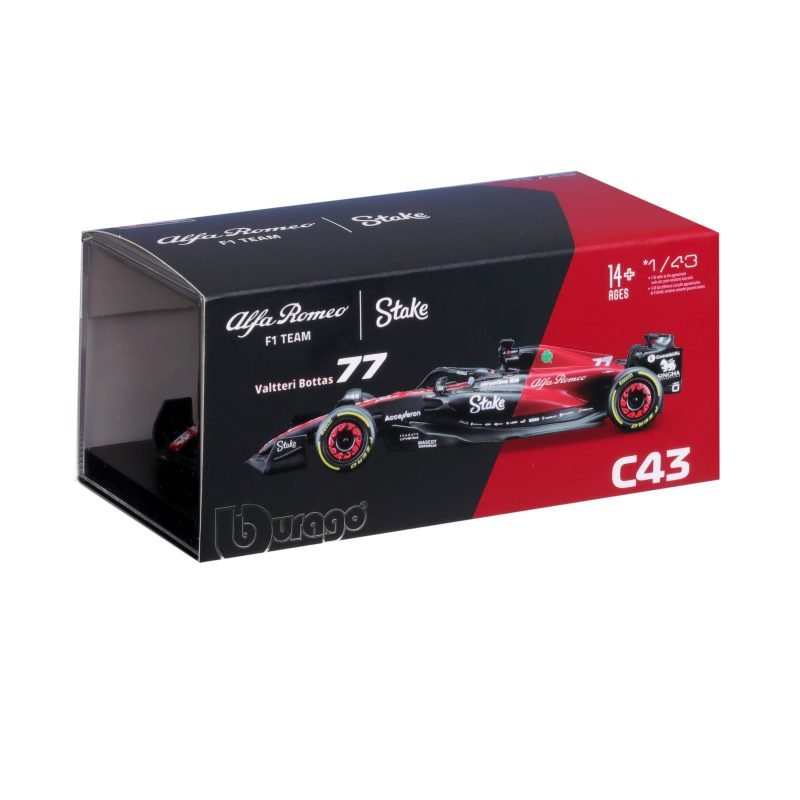 Auto Bburago F1 Alfa Romeo 2023 Estuche BOTTAS a Escala 1:43 - #77 - Image 5