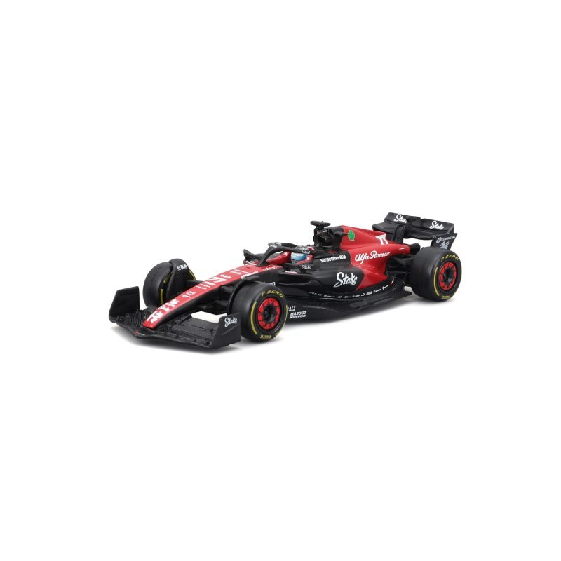 Auto Bburago F1 Alfa Romeo 2023 Estuche BOTTAS a Escala 1:43 - #77