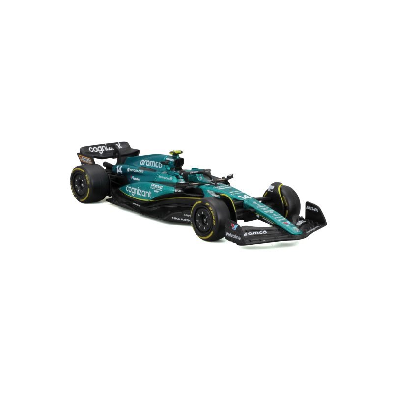 Auto Bburago Race Aston Martin Amr23 2023 a Escala 1:43 - #14 Alonso - Image 2