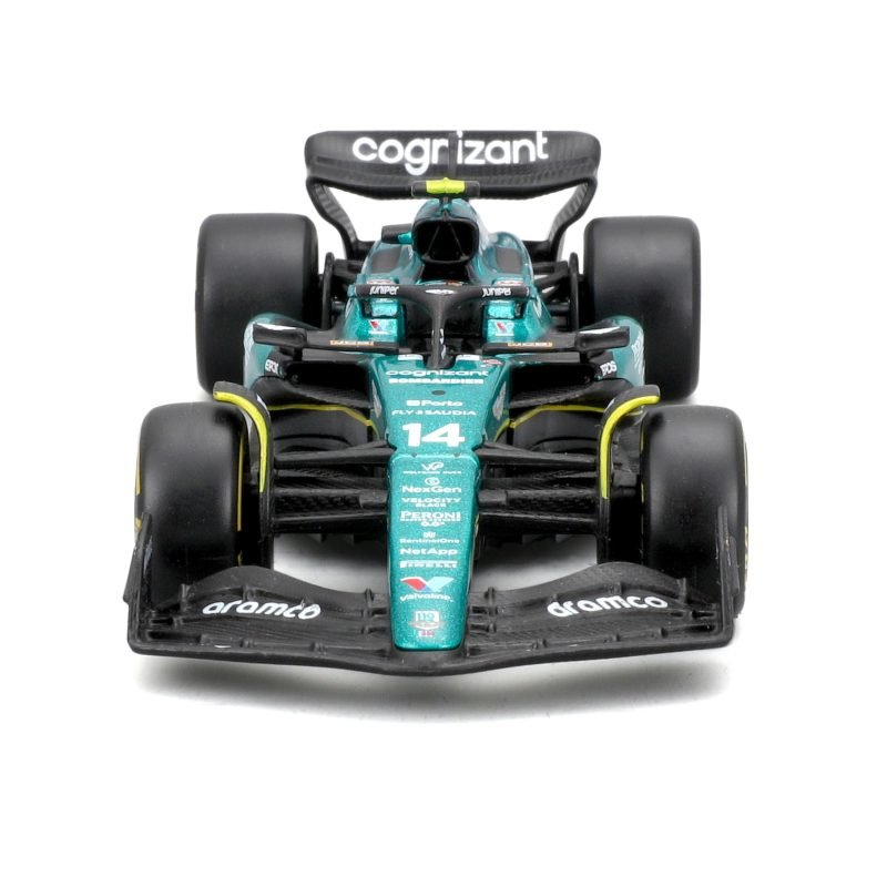 Auto Bburago Race Aston Martin Amr23 2023 a Escala 1:43 - #14 Alonso - Image 4