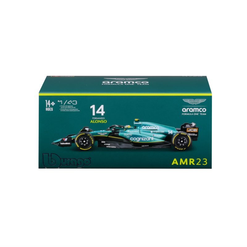 Auto Bburago F1 Race Aston Martin Amr23 2023 a Escala 1:43 - #14 Alonso - Image 5
