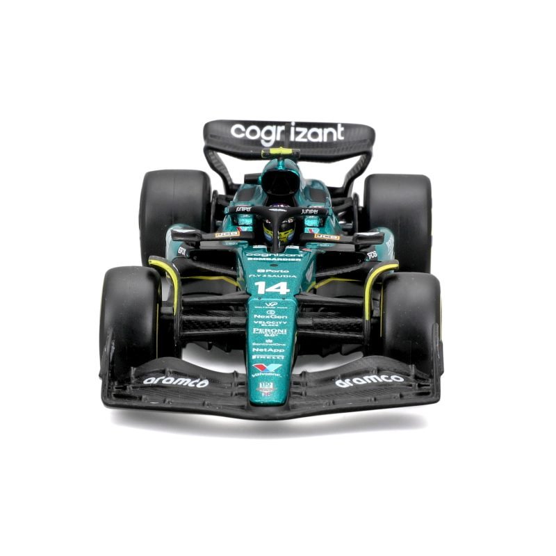 Auto Bburago F1 Race Aston Martin Amr23 2023 a Escala 1:43 - #14 Alonso - Image 3