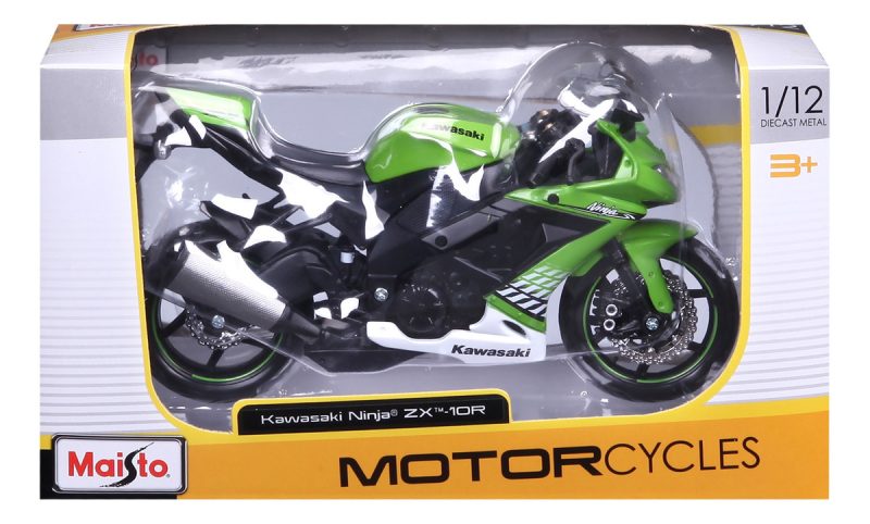 Maisto Motocicleta Mc Kawasaki Ninja Zx 10r A Escala 1:12_6