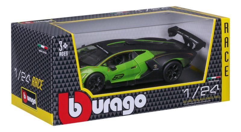 Bburago Lamborghini Essenza Scv12 Color Verde A Escala 1:24_5