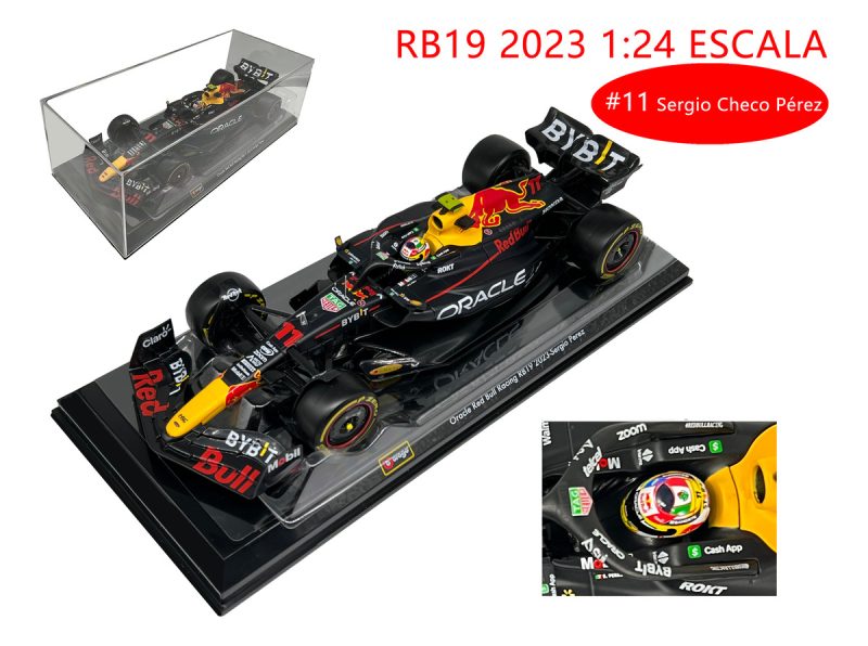 Bburago Redbull F1 Rb19 2023 Sergio Checo Pérez 1:24 W/d_2