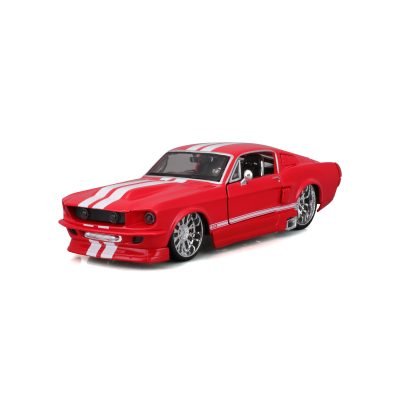 Auto Muscle Ford Mustang Gt 1967 a Escala 1:24 color rojo