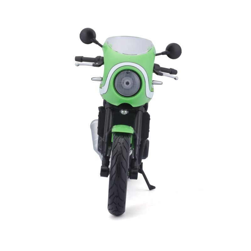 Moto Kawasaki Z900RS Cafe a Escala 1:12 color verde limon - Image 3