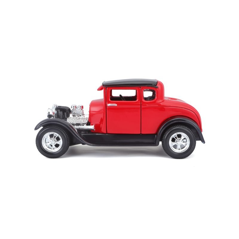 Auto Ford Model a Escala 1:24 color rojo - Image 3