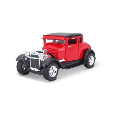 Auto Ford Model a Escala 1:24 color rojo