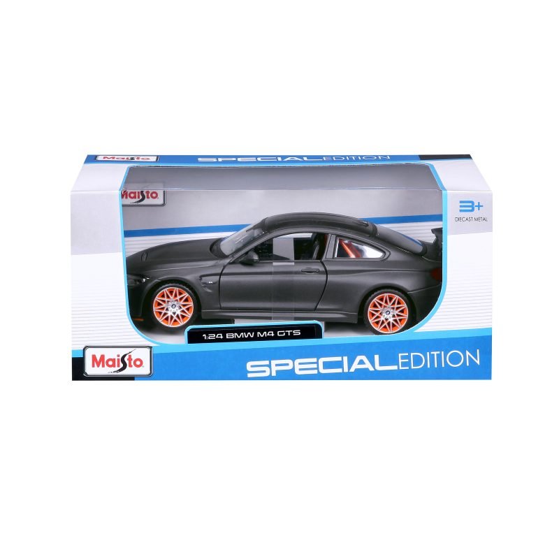 Auto SE Bmw M4 Gts Maisto a Escala 1:24 color gris - Image 6
