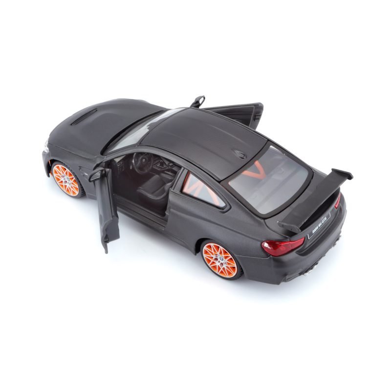 Auto SE Bmw M4 Gts Maisto a Escala 1:24 color gris - Image 4